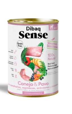 Dibaq Sense Rabbit and Turkey WET DOG FOOD
