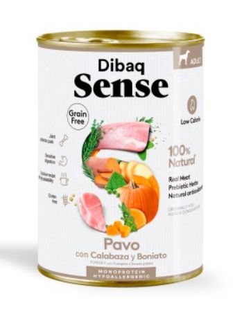 Dibaq Sense Grain Free Turkey and Pumpkin WET DOG FOOD
