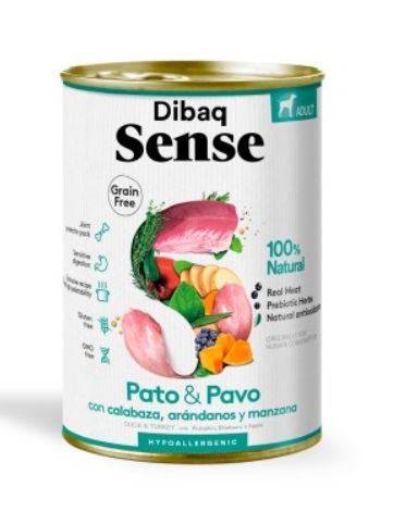 Dibaq Sense Duck and Turkey WET DOG FOOD