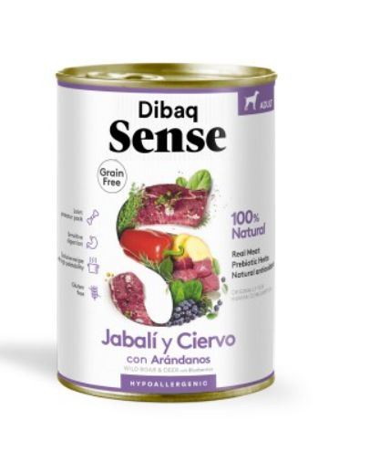 Dibaq Sense Wild (Deer and Wild Boar) WET DOG FOOD