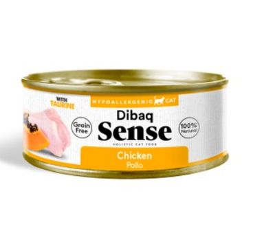 Dibaq Sense Cat Chicken with Papaya WET CAT FOOD TIN