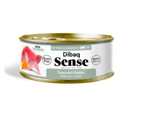 Dibaq Sense Cat Tuna and Rabbit with Pumpkin WET CAT FOOD TIN
