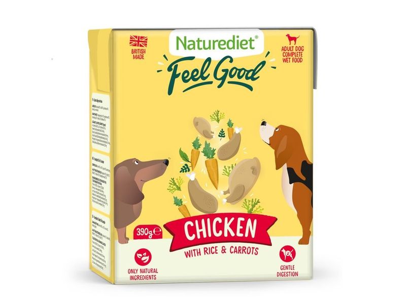 NATUREDIET FEEL GOOD CHICKEN WET DOG FOOD