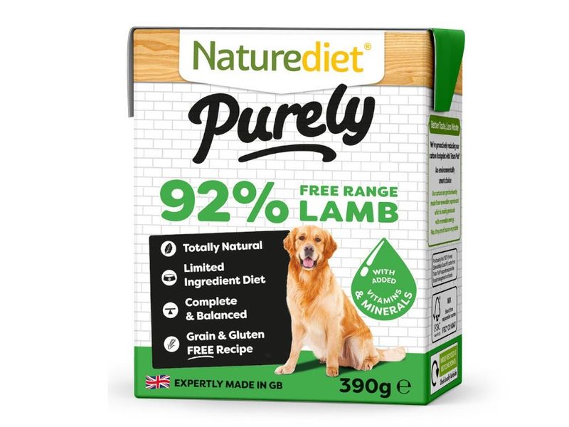 NATUREDIET PURELY LAMB WET DOG FOOD
