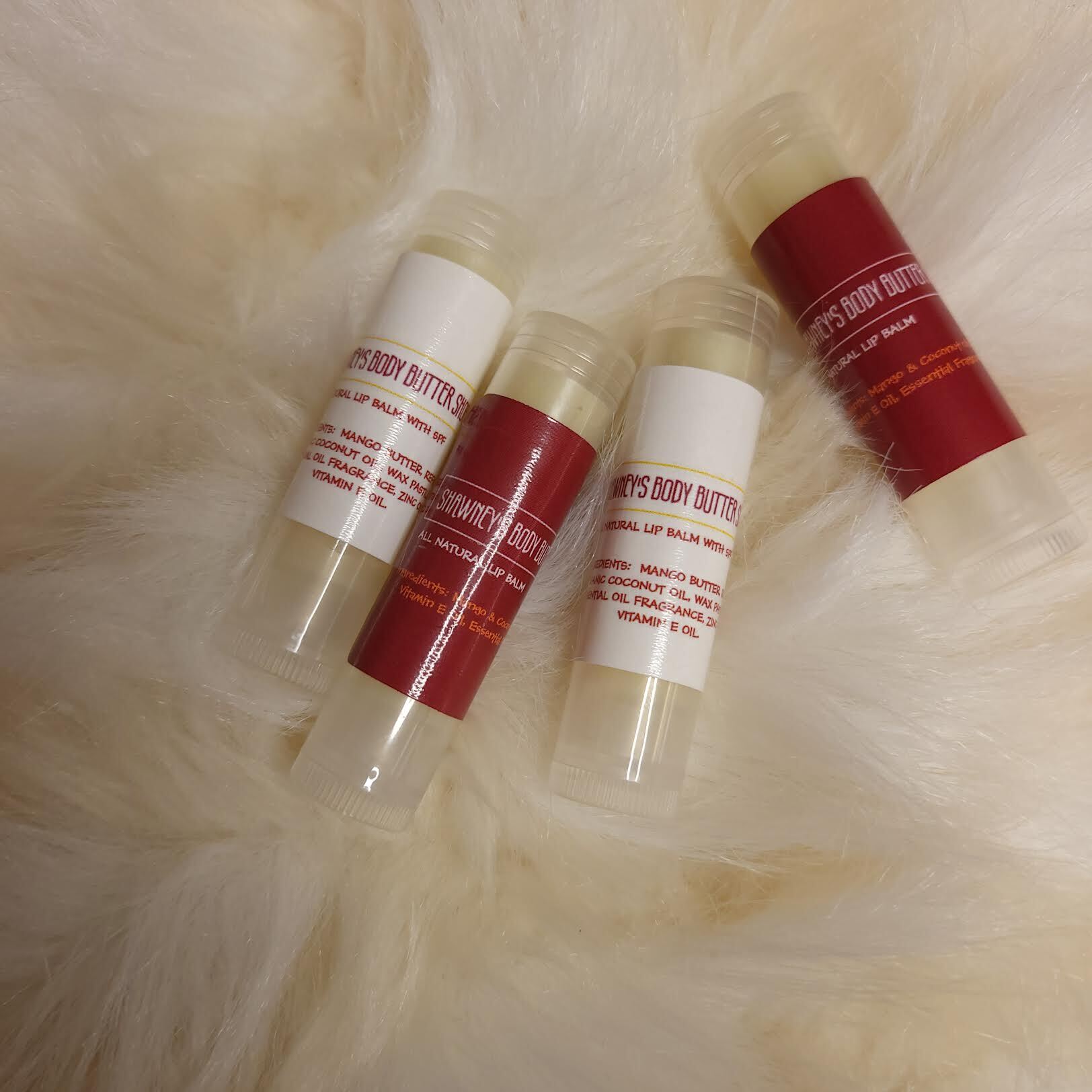 Shawney's butter lip balms (without sunscreen)