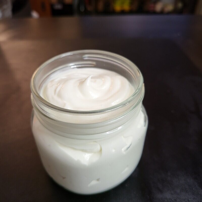 Vanilla spice scented emulsified body butter