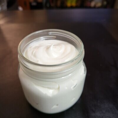 Vanilla spice scented emulsified body butter