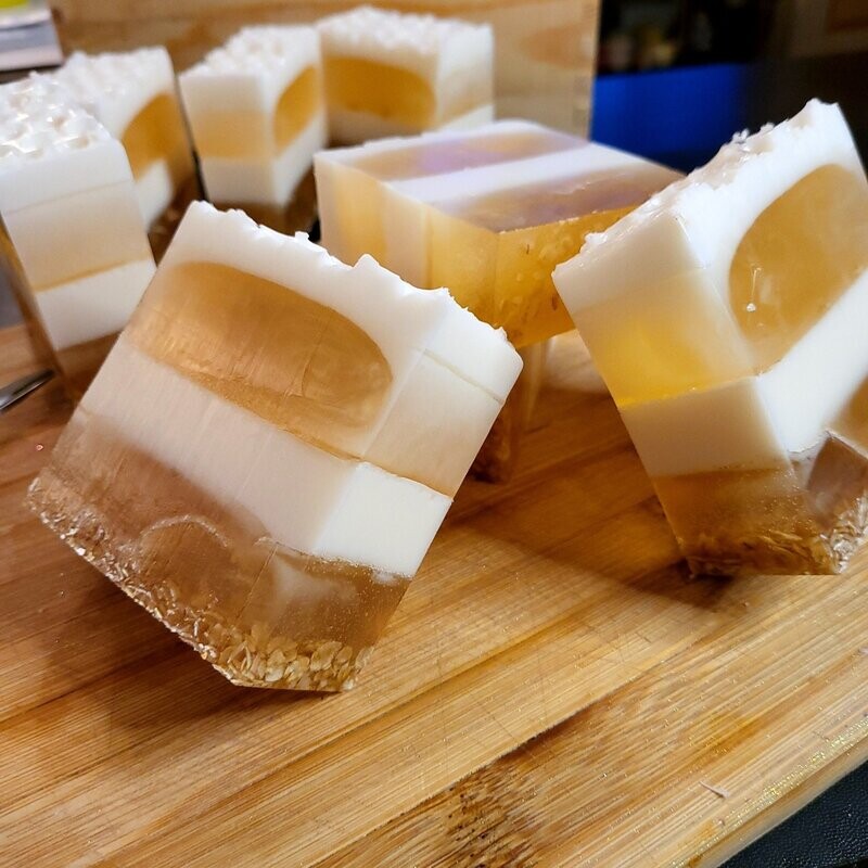 Honey & oatmeal shea butter hydrating soap 2 for $8.00