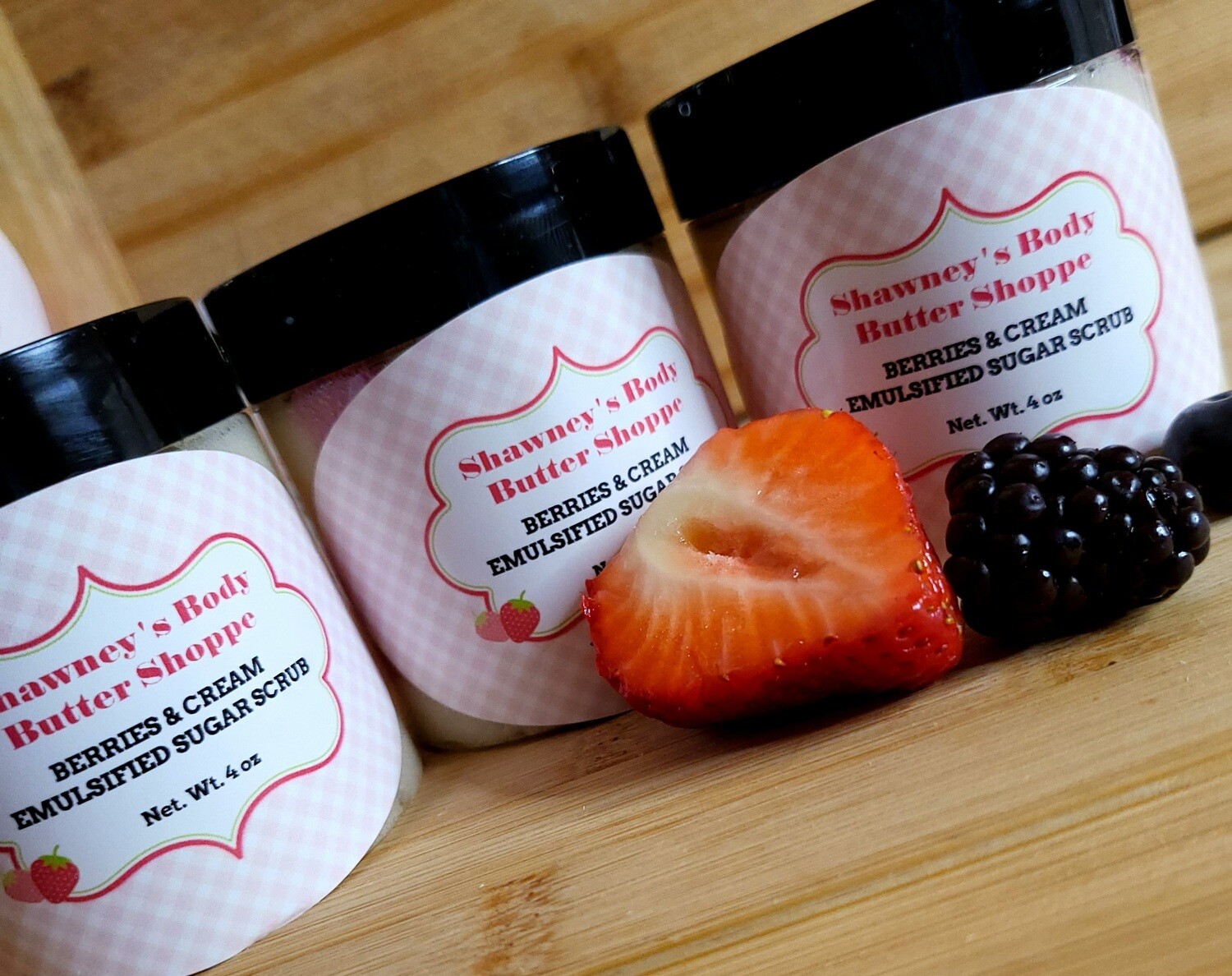 Berries n Cream emulsified body scrub
