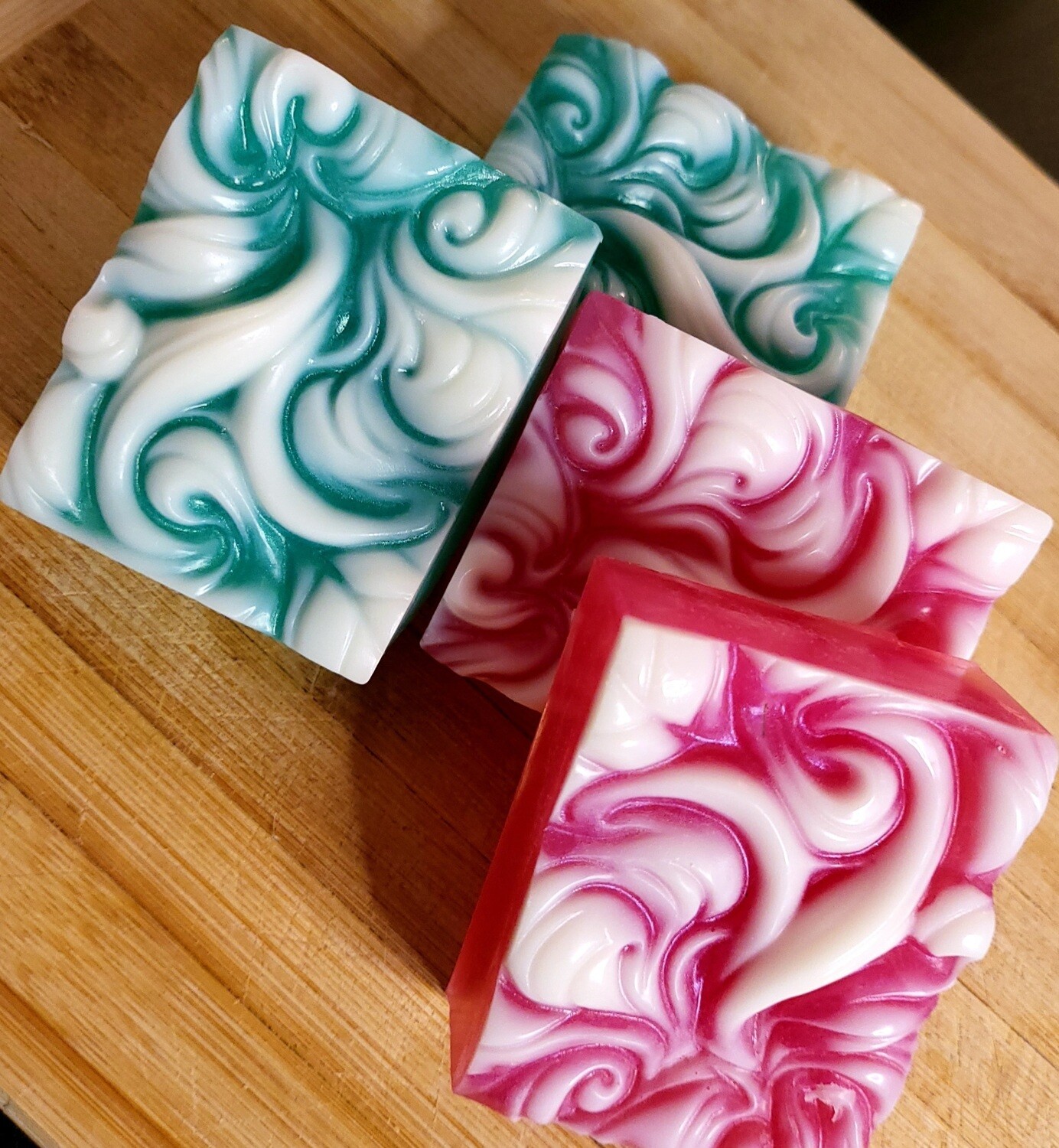 Watermelon & mango- aloe vera soap bars w/added Shea butter 2 for 5.50