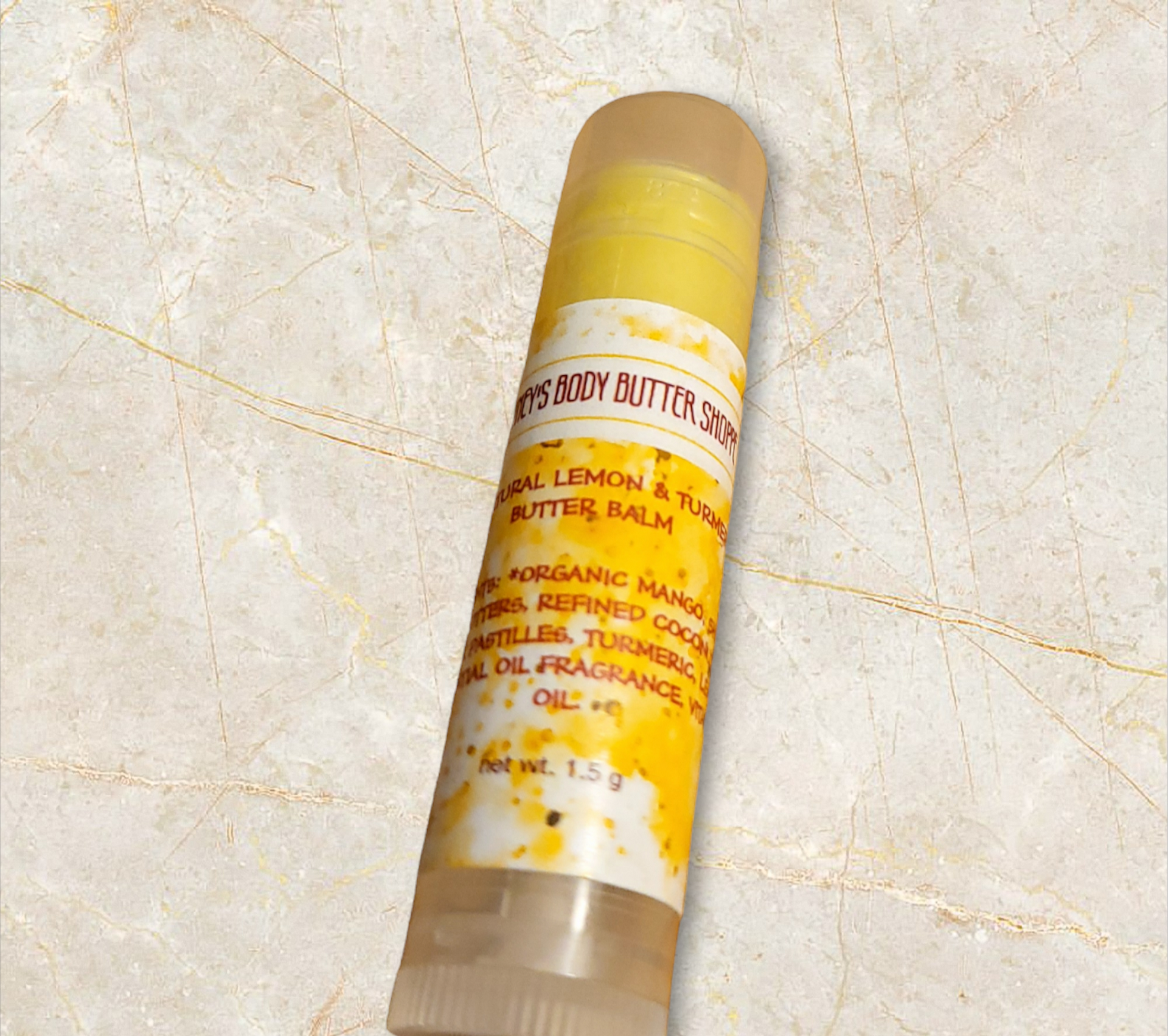 Turmeric & Lemon Butter Lip Balm