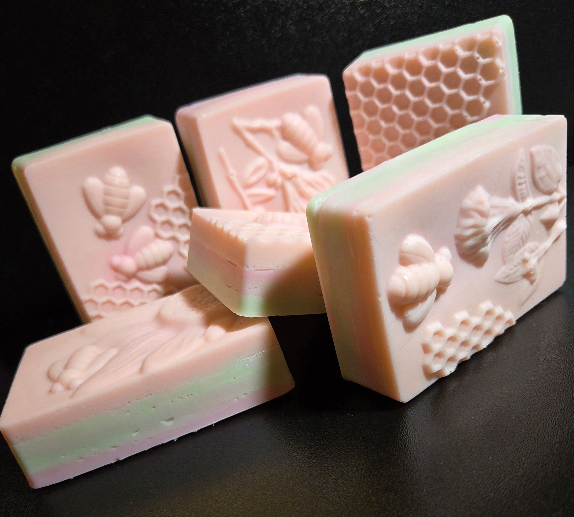 Rose Water & Green Tea Soap made w/real Goatsmilk 2 for $6.00