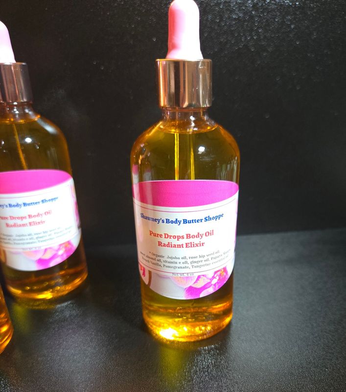 "Radient Elixir" Pure Drops Body Oil