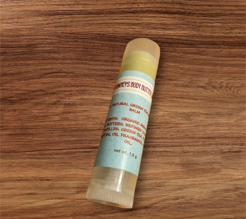 Green Tea  & Peppermint Butter Lip Balm 2 for $6.00