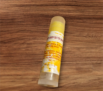 Turmeric & Lemon Butter Lip Balm 2 for $6.00