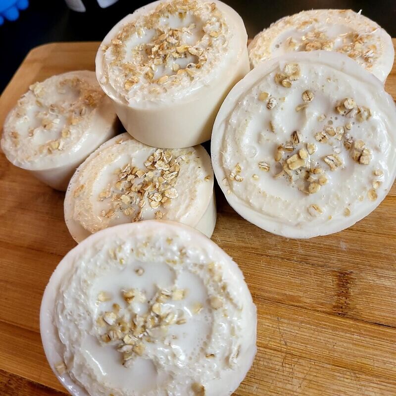 Goats Milk Colloidal Oat Loofah Bars 2 FOR $6.50 Goats Milk Colloidal Oat Loofah Bars 2 FOR $6.50