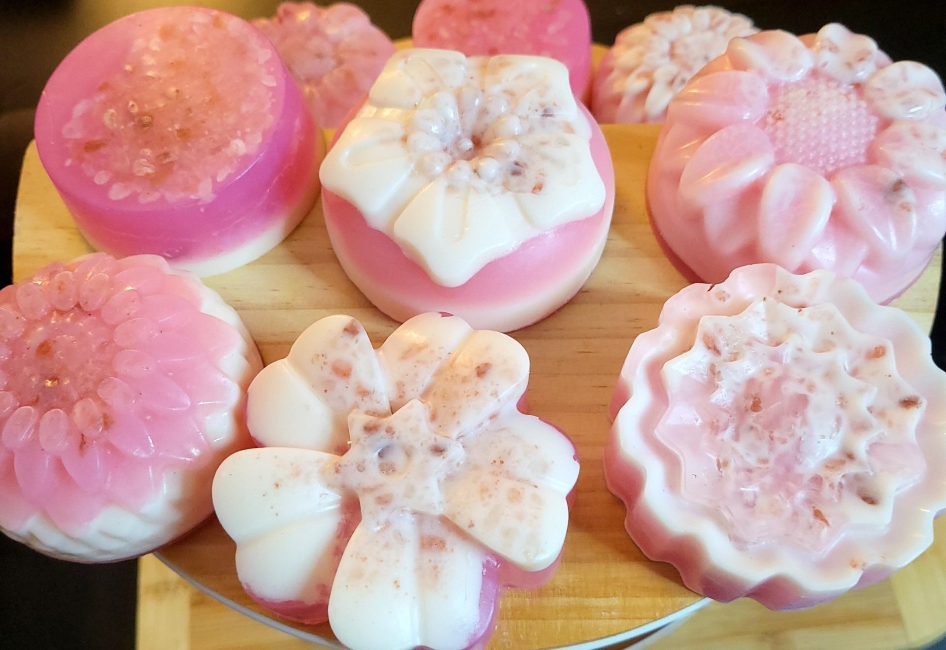 Pink Himalayan Salt Soap Bars 2 for $6.00