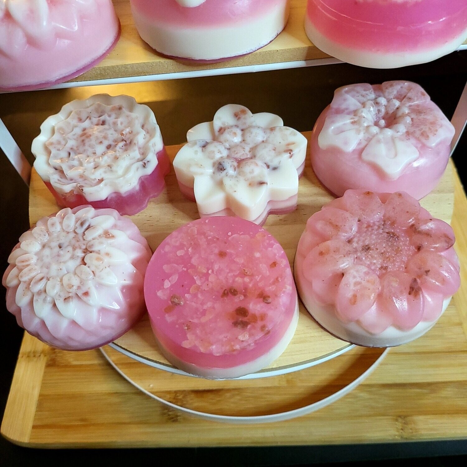 Pink Himalayan Salt Soap Bars 2 for $6.00