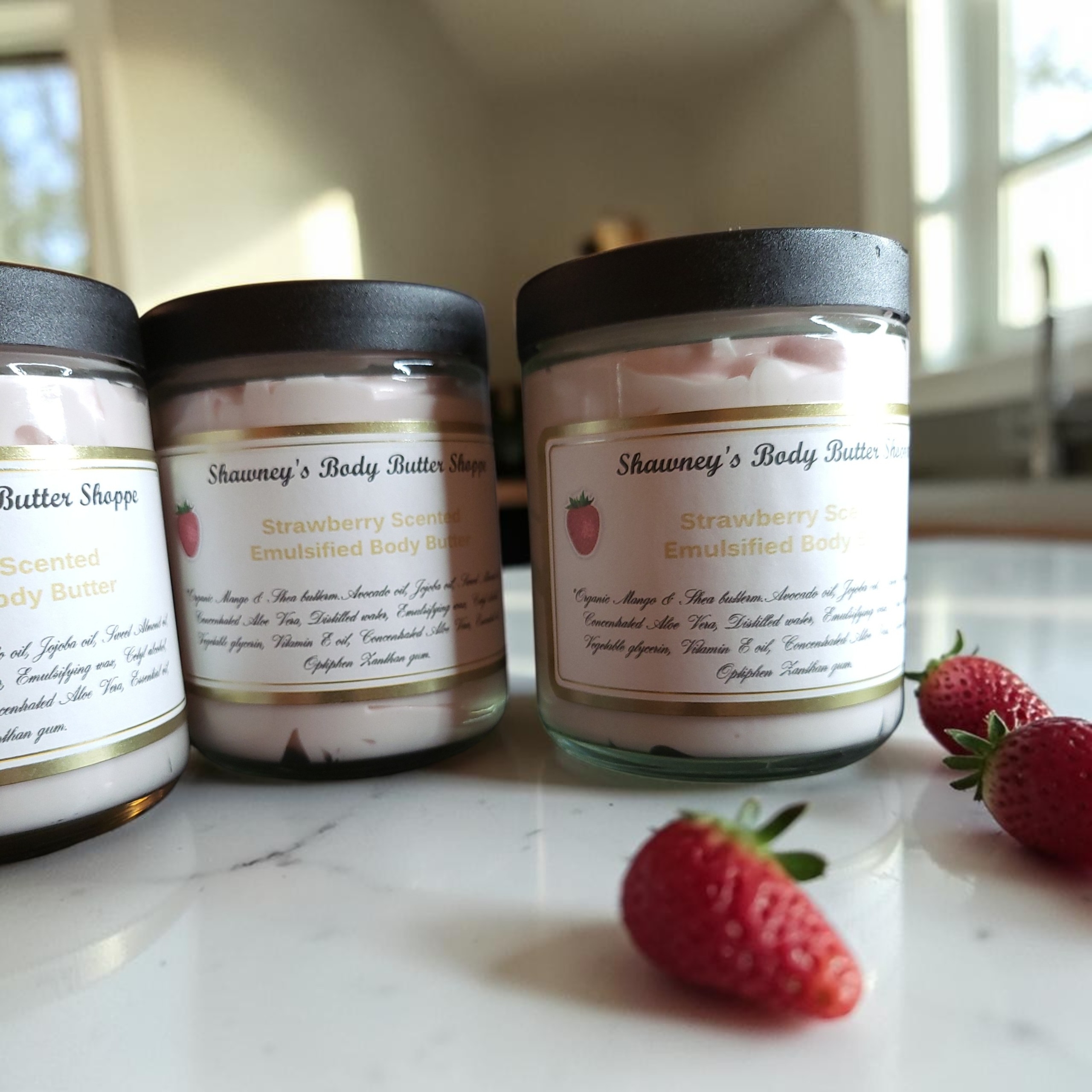 Strawberry scented Body Butter