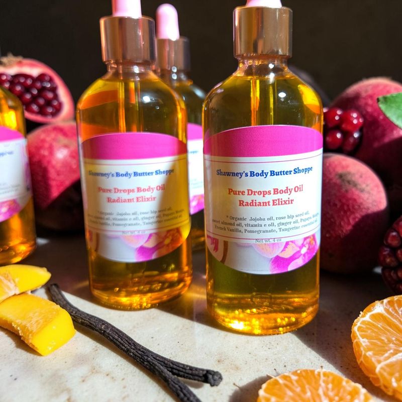 "Radient Elixir" Pure Drops Body Oil