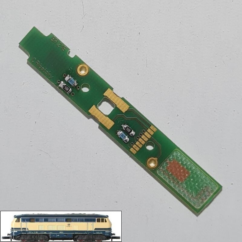 Umbauplatine Digital für Diesellokomotive BR216 der DB Umbauplatine Digital für Diesellokomotive BR216 der DB