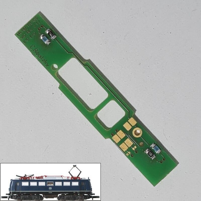 Umbauplatine Digital für Elektrolokomotive BR 110 der DB Umbauplatine Digital für Elektrolokomotive BR 110 der DB
