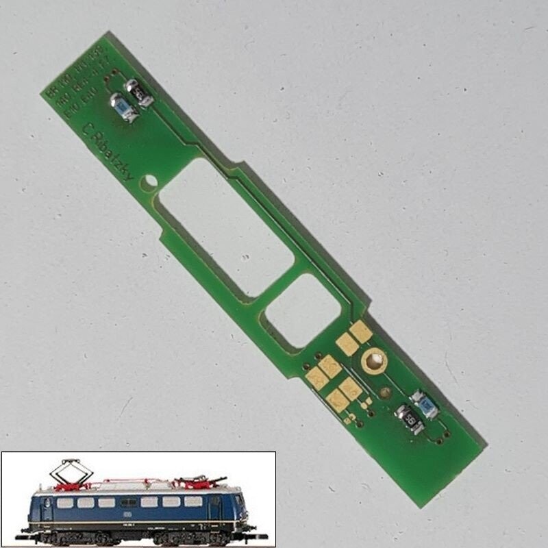 Umbauplatine Digital für Elektrolokomotive BR 110 der DB