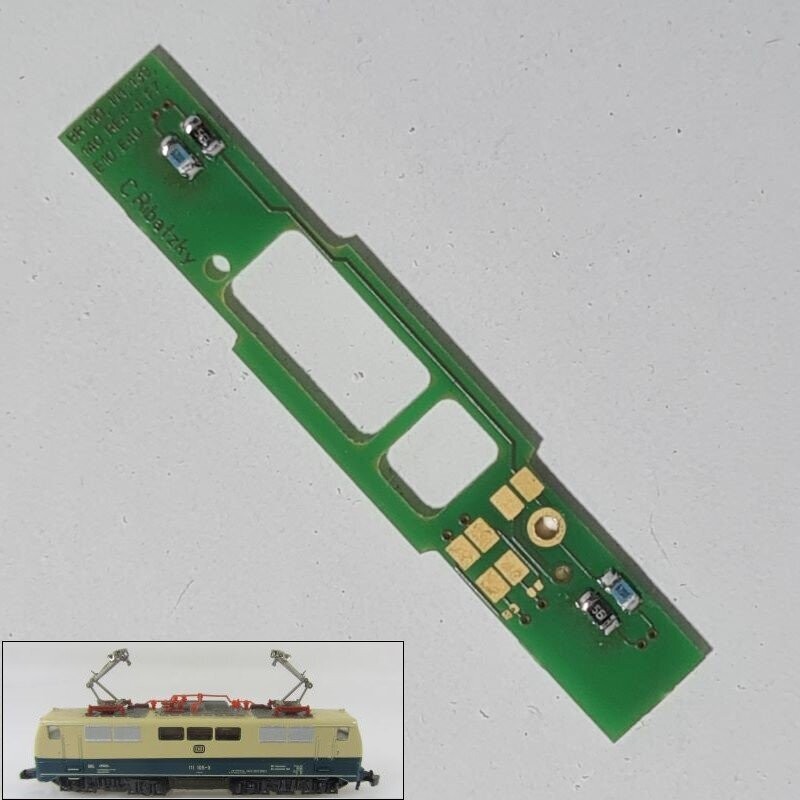 Umbauplatine Digital für Elektrolokomotive BR E-10 der DB