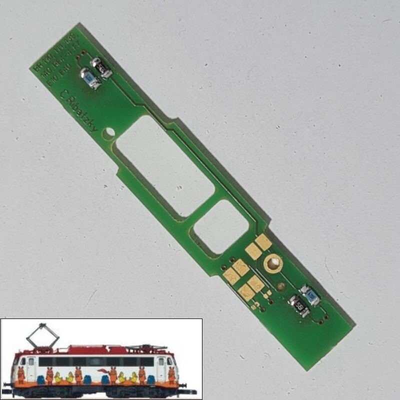Umbauplatine Digital für Elektrolokomotive BR 110 der DB Umbauplatine Digital für Elektrolokomotive BR 110 der DB