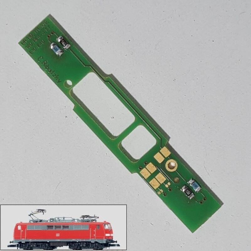 Umbauplatine Digital für Elektrolokomotive BR 111 der DB