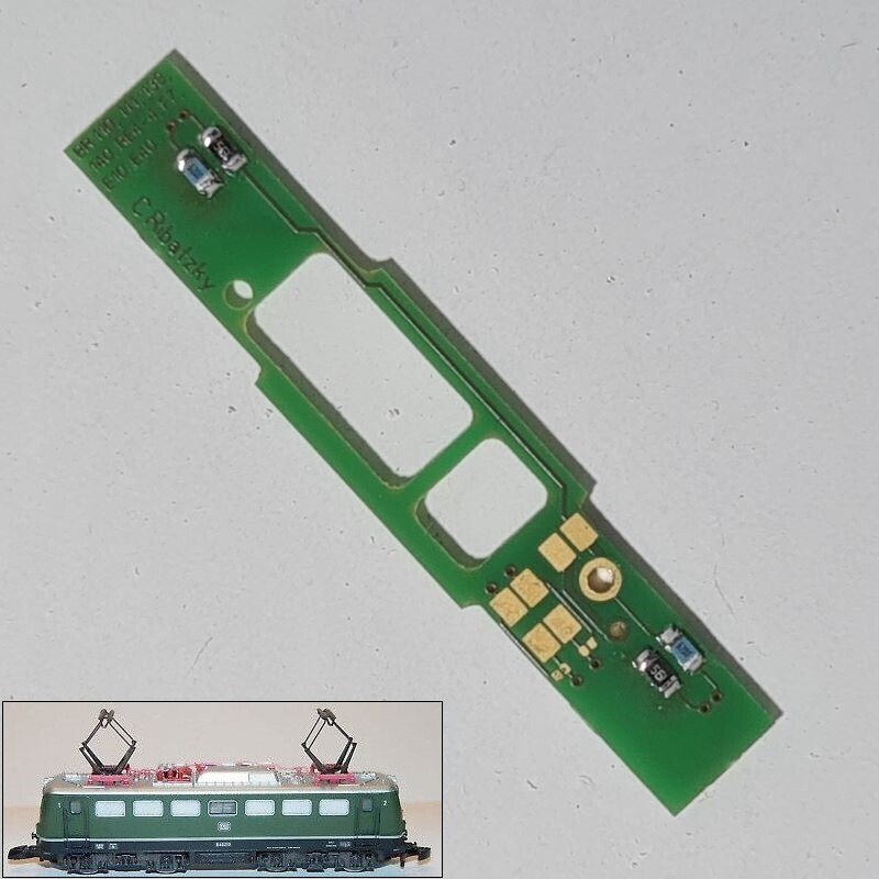 Umbauplatine Digital für Elektrolokomotive BR E40 der DB Umbauplatine Digital für Elektrolokomotive BR E40 der DB
