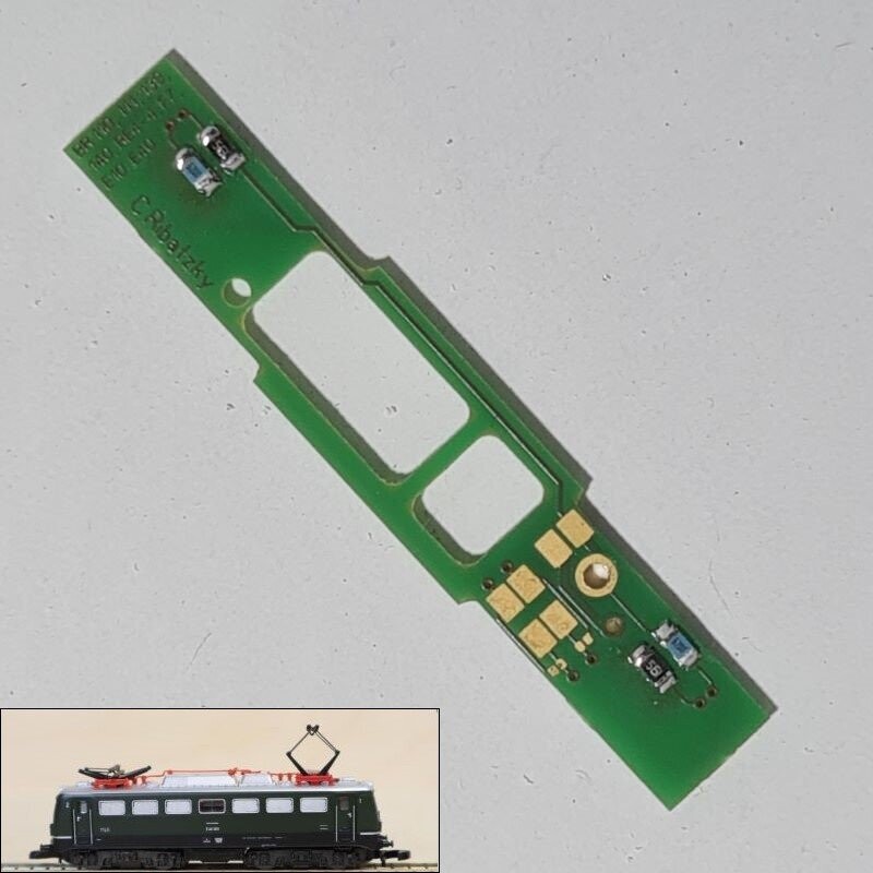Umbauplatine Digital für Elektrolokomotive BR E-40 der DB Umbauplatine Digital für Elektrolokomotive BR E-40 der DB