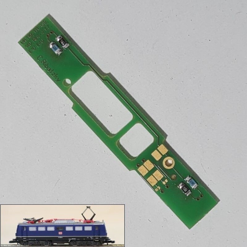 Umbauplatine Digital für Elektrolokomotive BR 110 DB Umbauplatine Digital für Elektrolokomotive BR 110 DB