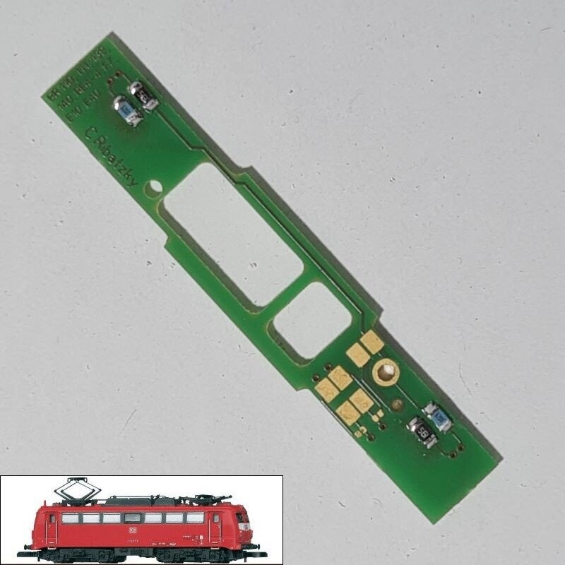 Umbauplatine Digital für Elektrolokomotive BR 110 DB AG Umbauplatine Digital für Elektrolokomotive BR 110 DB AG