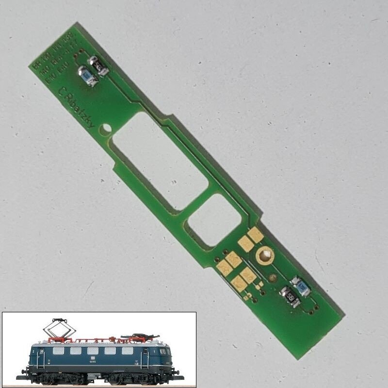 Umbauplatine Digital für Elektrolokomotive BR E 10.3 der DB Umbauplatine Digital für Elektrolokomotive BR E 10.3 der DB