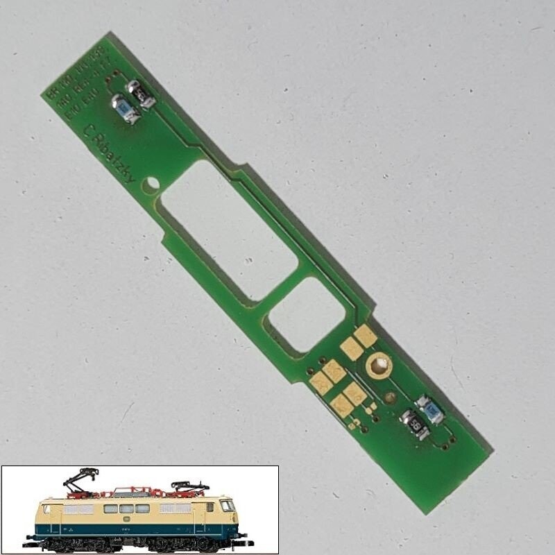 Umbauplatine Digital für Elektrolokomotive BR 111 der DB Umbauplatine Digital für Elektrolokomotive BR 111 der DB