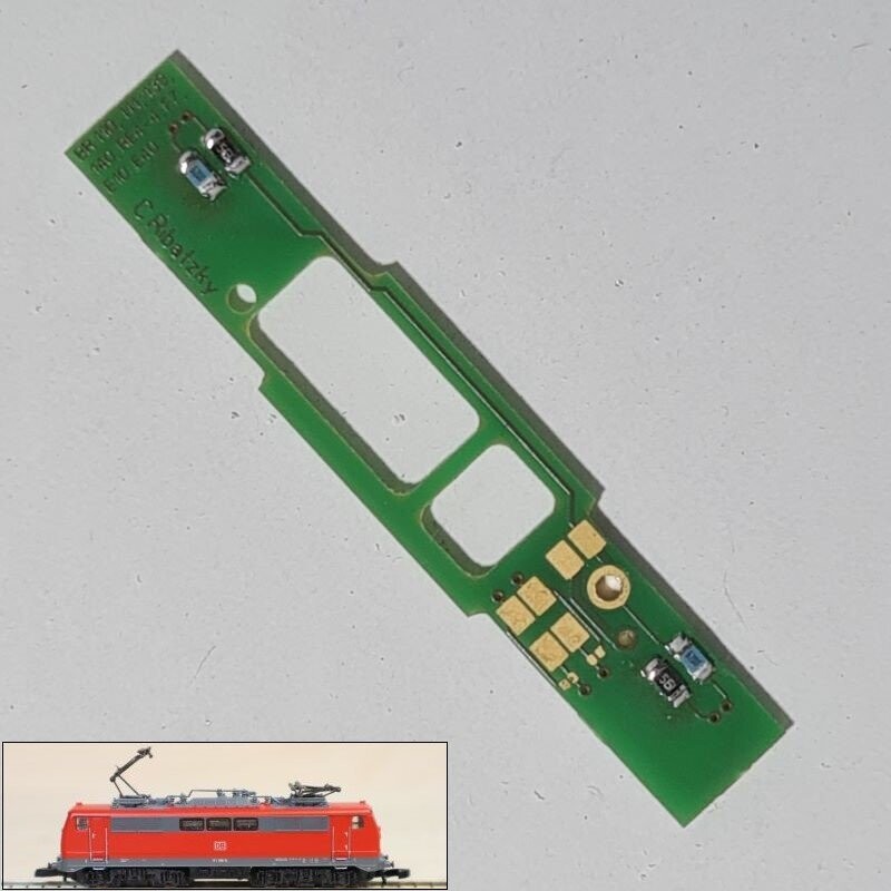 Umbauplatine Digital für Elektrolokomotive BR 111 der DB AG