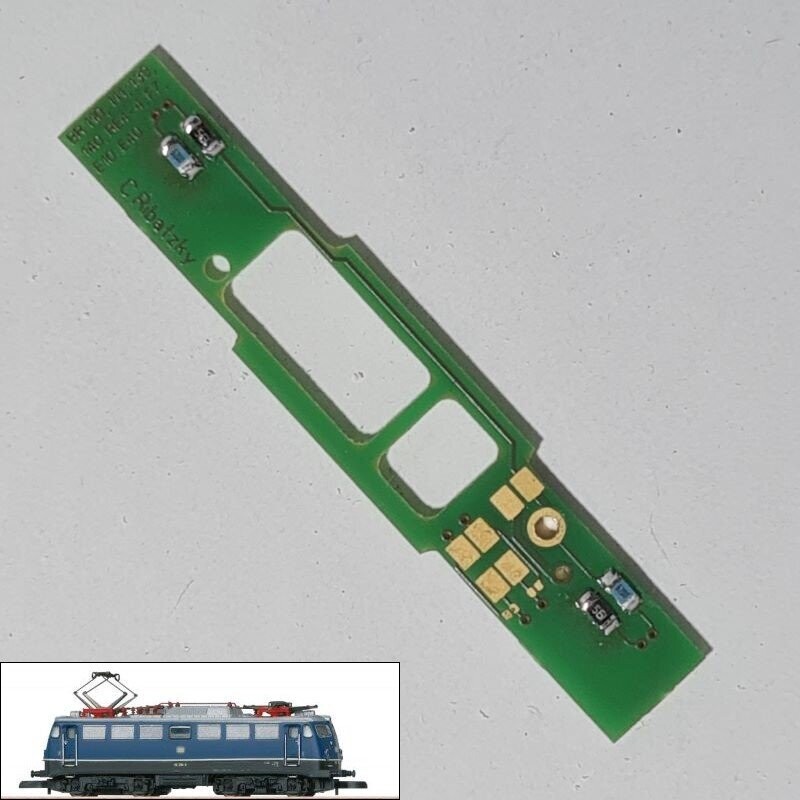 Umbauplatine Digital für Elektrolokomotive BR 110.3 der DB Umbauplatine Digital für Elektrolokomotive BR 110.3 der DB