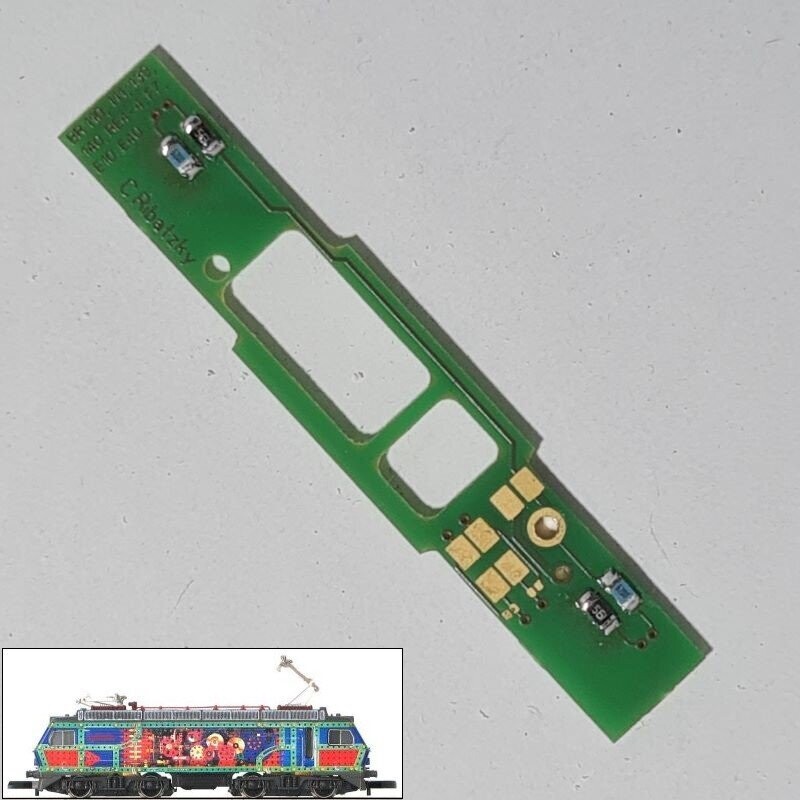 Umbauplatine Digital für Elektrolokomotive Serie 466 Umbauplatine Digital für Elektrolokomotive Serie 466