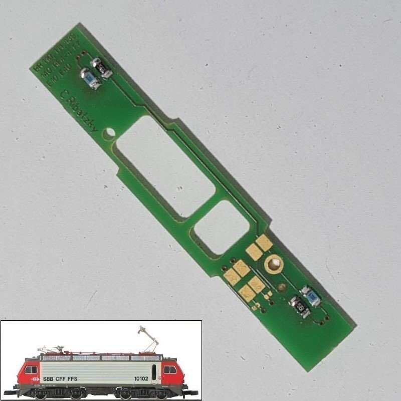 Umbauplatine Digital für Elektrolokomotive Re 4/4 Umbauplatine Digital für Elektrolokomotive Re 4/4
