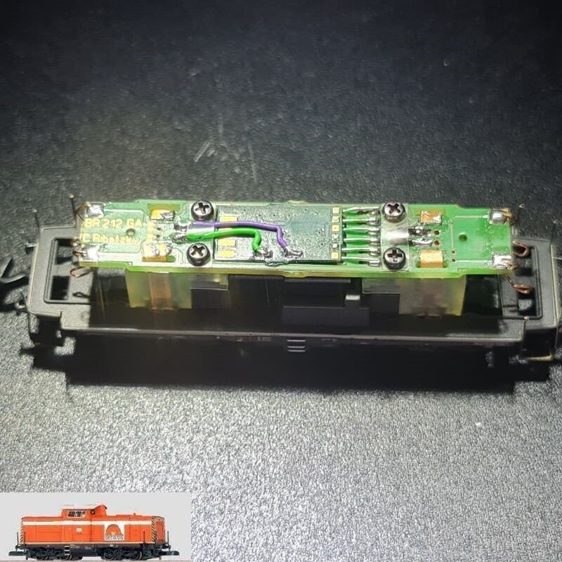 Umbauplatine Digital für Diesellokomotive BR 133 SECO/DG (F)