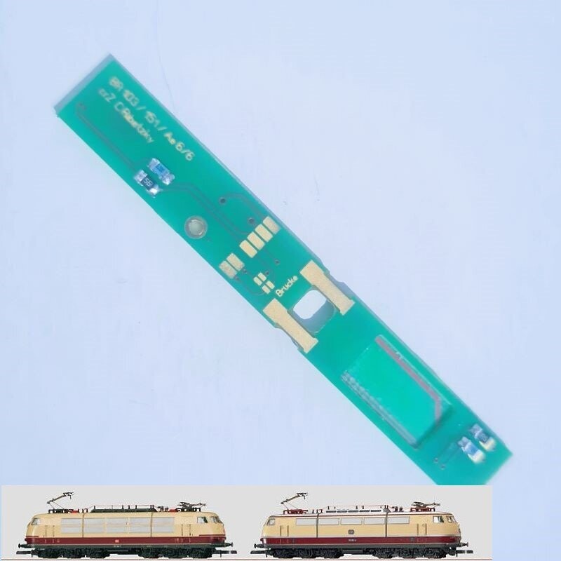 Umbauplatine Digital für Elektrolokomotive 2x BR 103 Umbauplatine Digital für Elektrolokomotive 2x BR 103