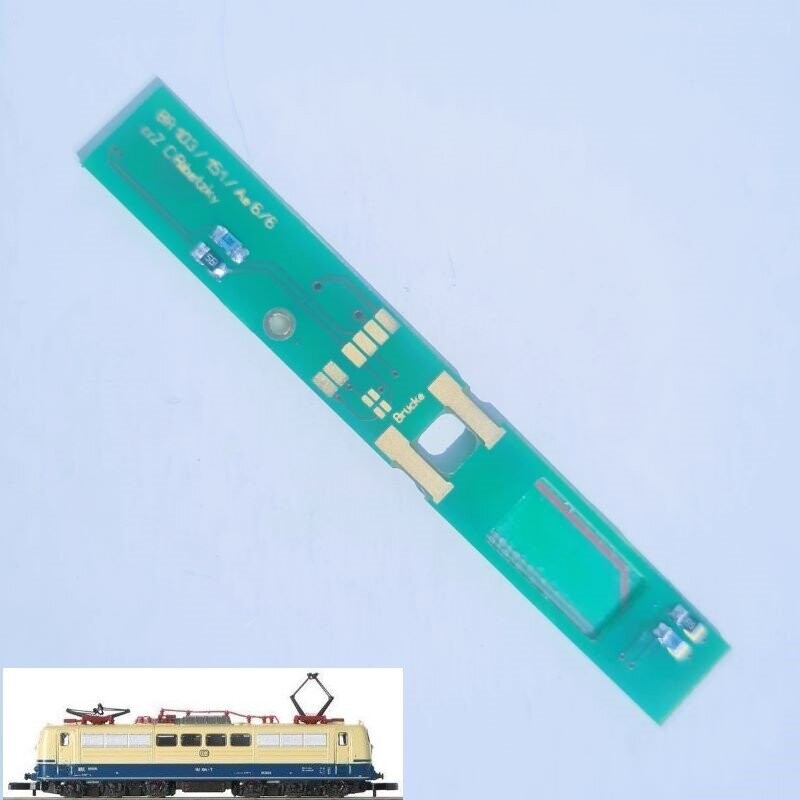 Umbauplatine Digital für Elektrolokomotive BR 151 Umbauplatine Digital für Elektrolokomotive BR 151