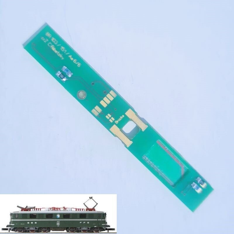 Umbauplatine Digital für Elektrolokomotive Ae 6/6 Umbauplatine Digital für Elektrolokomotive Ae 6/6