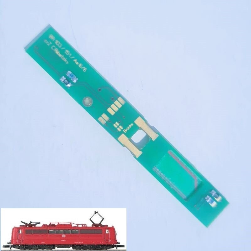 Umbauplatine Digital für Elektrolokomotive BR 151 Umbauplatine Digital für Elektrolokomotive BR 151