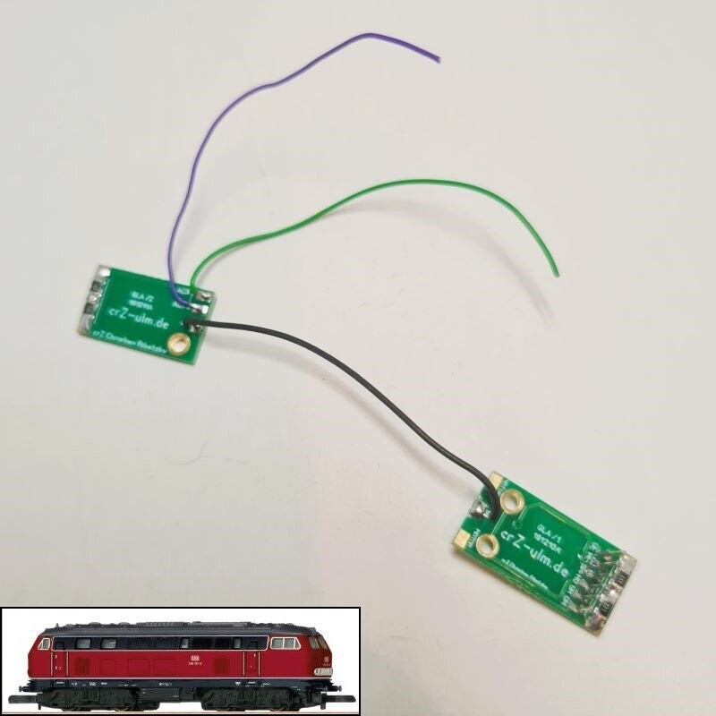 Umbauplatine Digital für Diesellokomotive BR 218