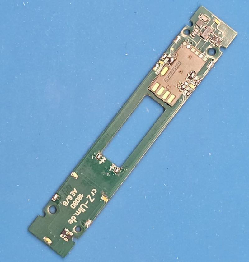 Umbauplatine Digital für Elektrolokomotive RE 6-6 der SBB