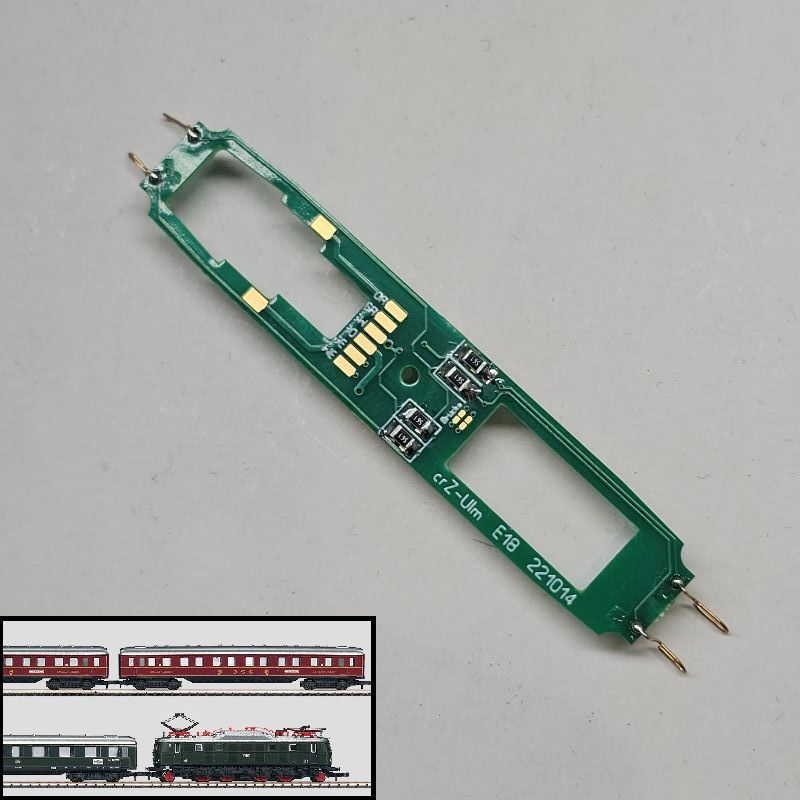Umbauplatine Digital für Elektrolokomotive E18 Umbauplatine Digital für Elektrolokomotive E18