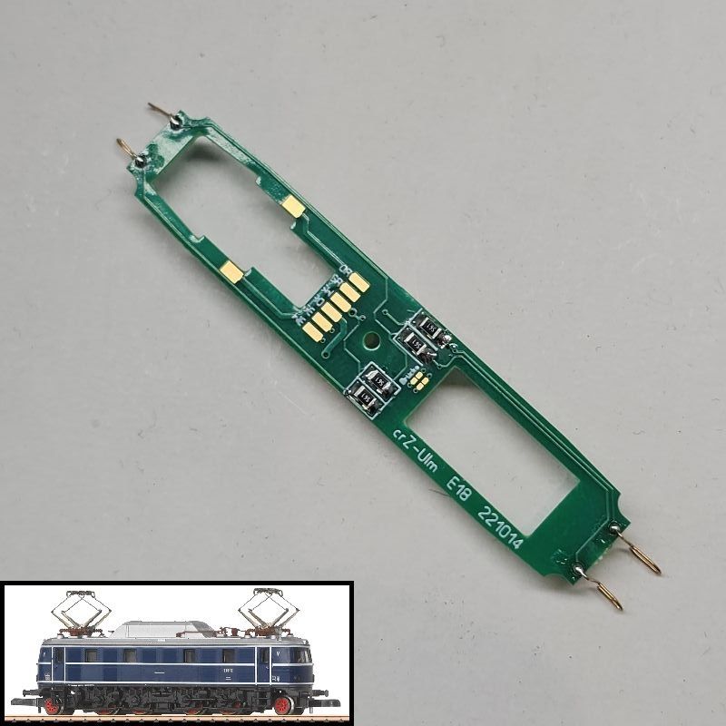 Umbauplatine Digital für Elektrolokomotive Museumslokomotive E19 Umbauplatine Digital für Elektrolokomotive Museumslokomotive E19