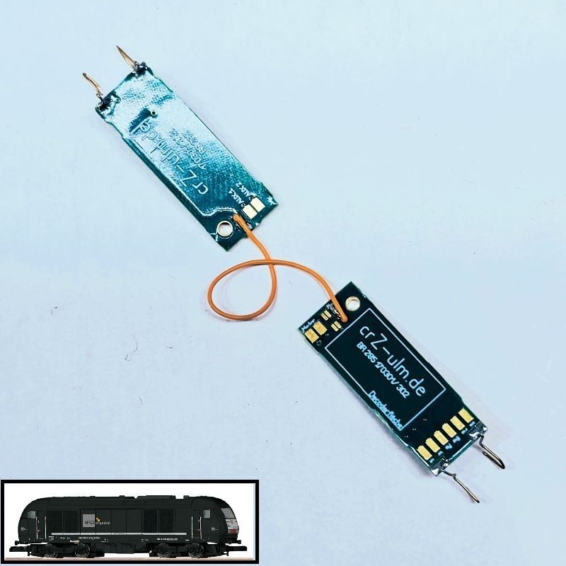 Umbauplatine Digital für Diesellokomotive ER 20 D Umbauplatine Digital für Diesellokomotive ER 20 D